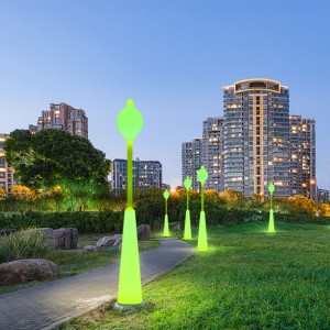Luz de la calle LED de jardín al aire libre con poste, 60W RGB Color cambiando hermosa luz de la calle impermeable para jardín, patio, parque, escuela, césped, villa, iluminación y decoración de la calle